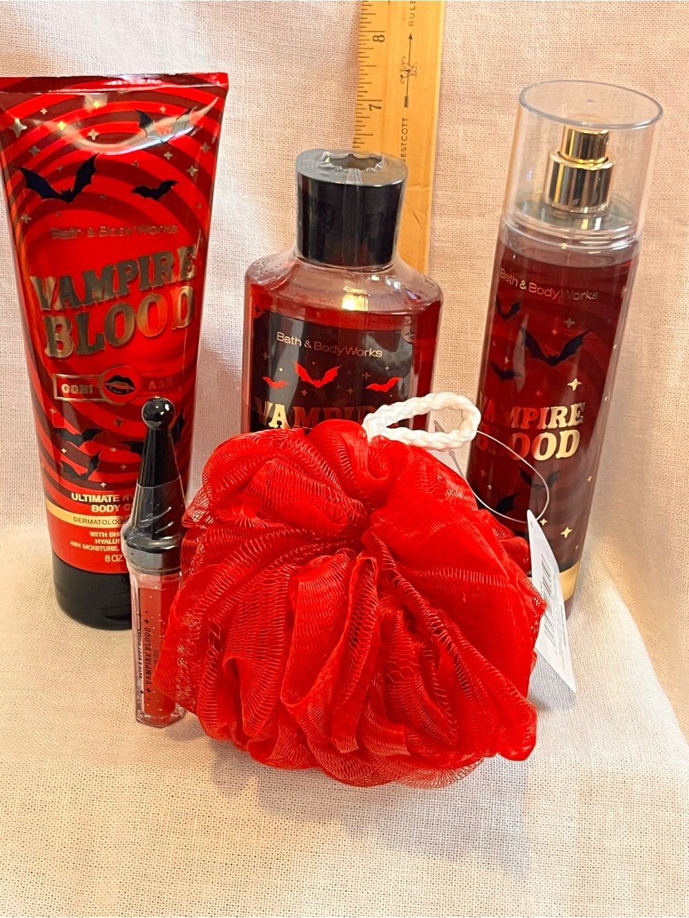 Bath & Body Works Vampire Blood Red Body Care Bundle - Picture 7 of 7
